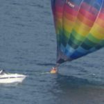 Hot-Air Balloon Makes Emergency Landing on Lake